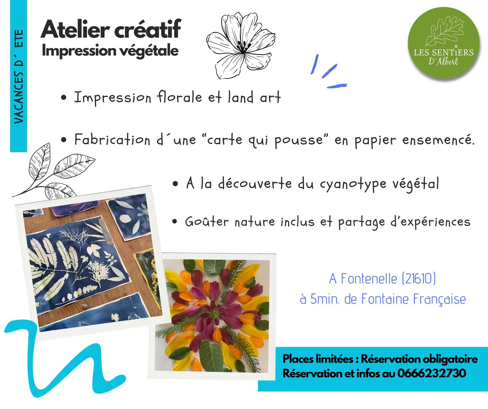 Atelier impression végétale